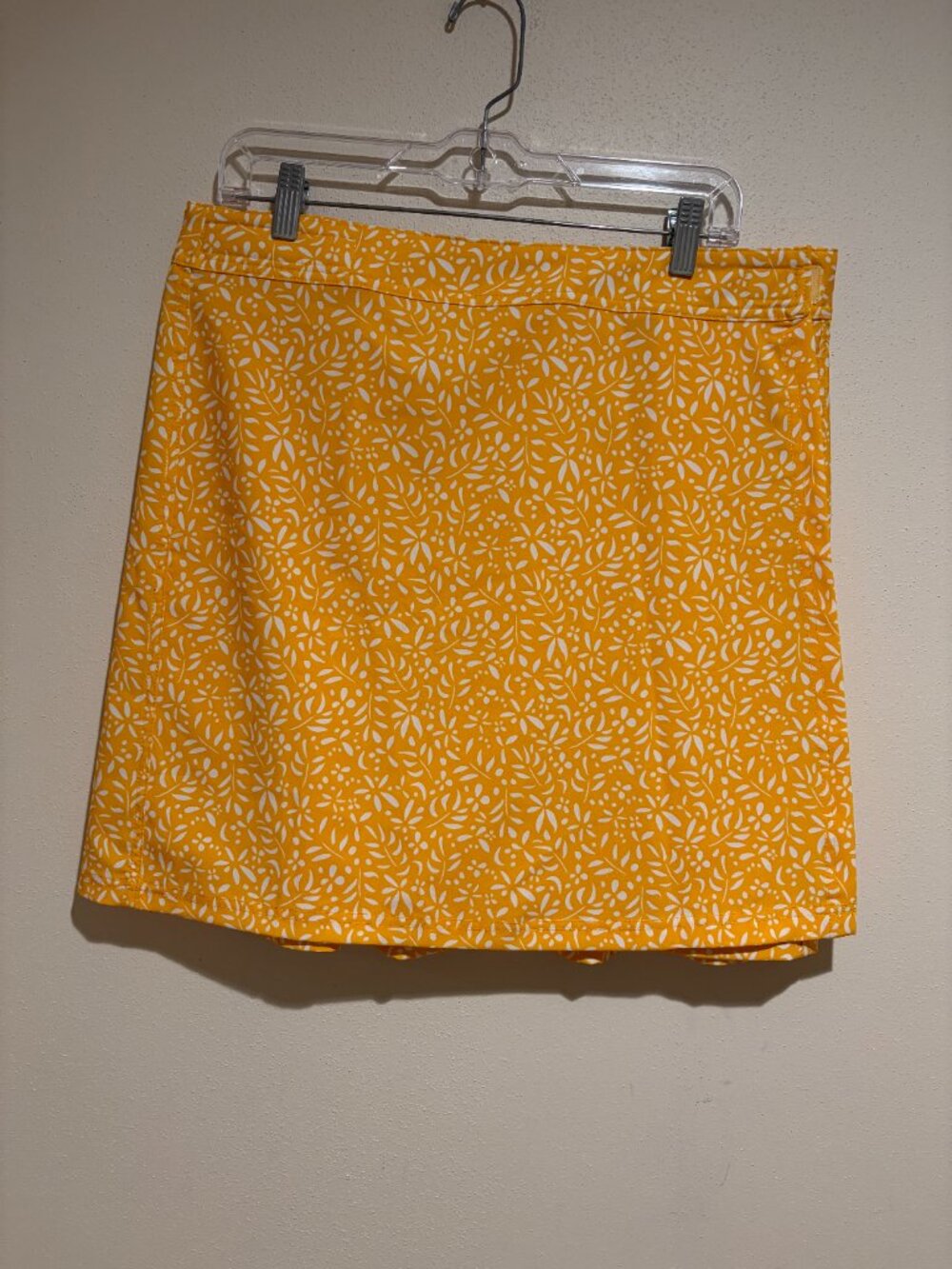 RipSkirt Yellow Floral Wrap Skirt